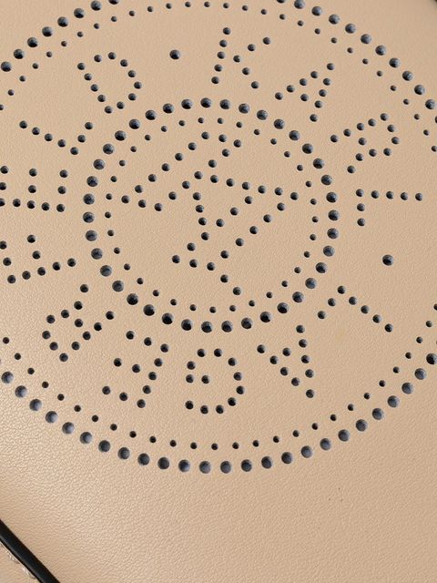 Karl Lagerfeld torebka skórzana kolor beżowy A1W30024