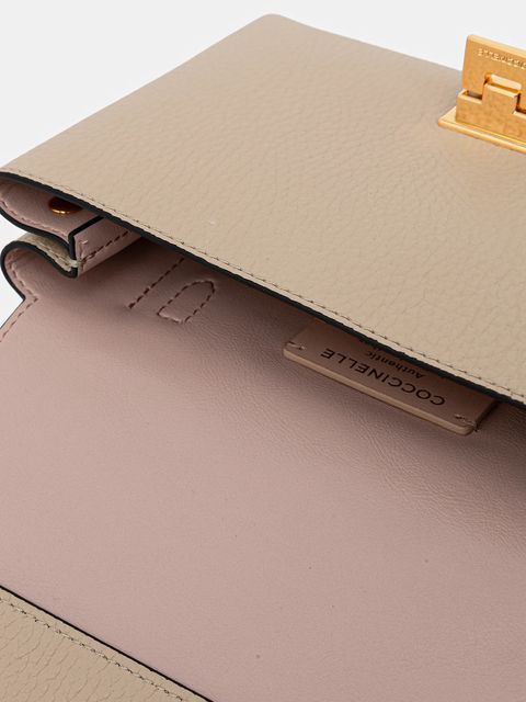 Coccinelle torebka skórzana kolor beżowy E1 MD5 55 B7 01