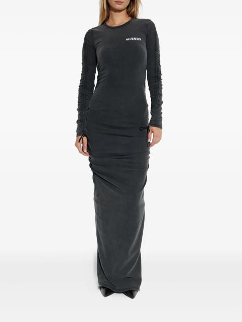 MISBHV long-sleeve drawstring maxi dress - Grey - zdjęcie produktu nr 2