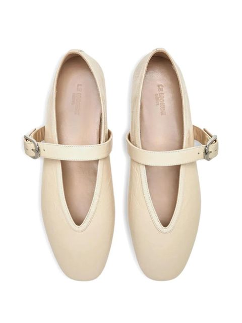 Le Monde Beryl Stella buckle ballet - Neutrals