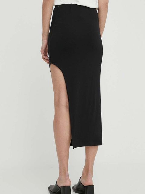 Saint Body spódnica kolor czarny midi prosta