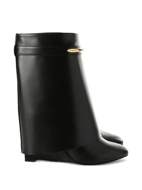 Givenchy strap-detail leather boots - Black - zdjęcie produktu nr 2