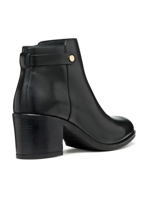 Geox botki skórzane D NEW ASHEEL damskie kolor czarny na słupku D56FSA 00043 C9999 - zdjęcie produktu nr 2