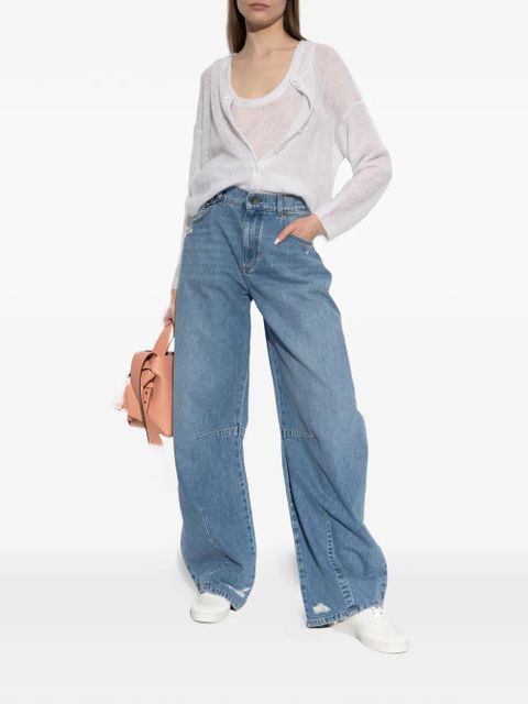 American Vintage scoop-neck top - White - zdjęcie produktu nr 2