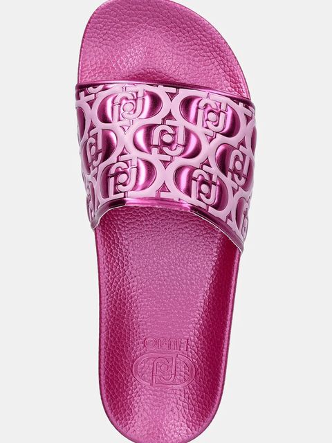 Liu Jo klapki MYKONOS 01 damskie kolor różowy na platformie BA5097EX252S3713