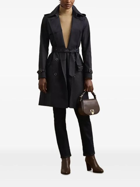Lauren Ralph Lauren double-breasted belted trench coat - Blue - zdjęcie produktu nr 2