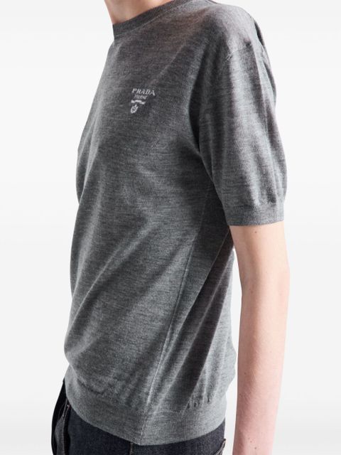 Prada knitted T-Shirt - Grey