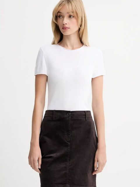 Calvin Klein t-shirt damski kolor biały LV044D310G