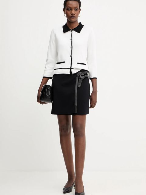 Morgan kardigan damski kolor biały lekki MJIM - zdjęcie produktu nr 2