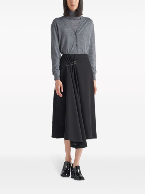 Prada roll-neck cashmere jumper - Grey