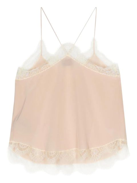 Zadig&Voltaire floral-lace silk blouse - Pink - zdjęcie produktu nr 2