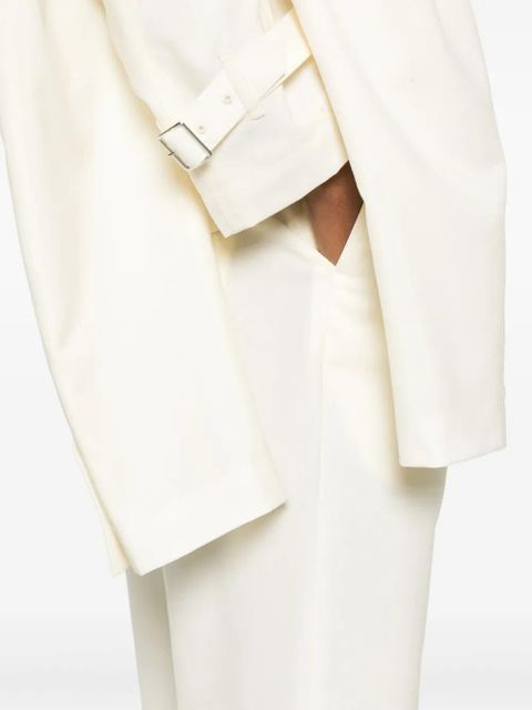 Comme Des Garçons tapered trousers - White