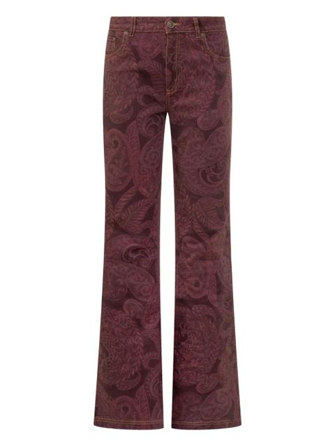 ETRO paisley jeans - Red - zdjęcie produktu nr 1