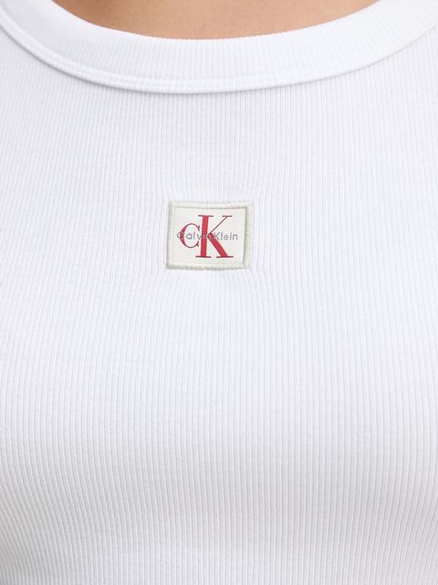 Calvin Klein Jeans t-shirt damski kolor biały LV047C200G