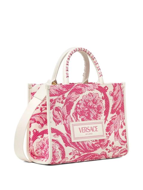Versace small Barocco Athena tote bag - Pink