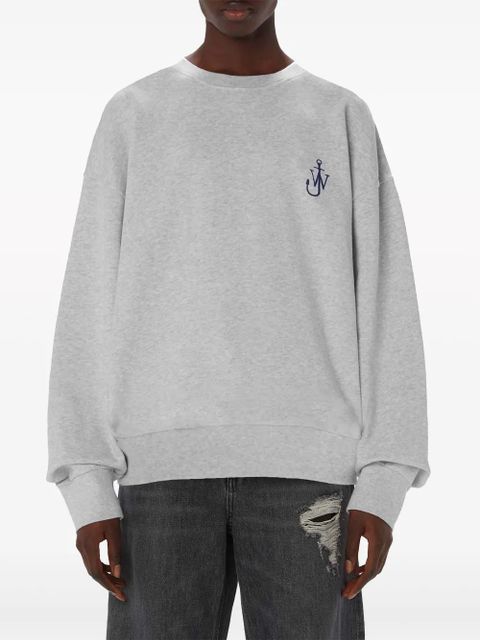 JW Anderson graphic-print organic cotton sweatshirt - Grey