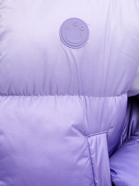 Hugo Blue kurtka kolor fioletowy zimowa oversize 50543604 - zdjęcie produktu nr 2