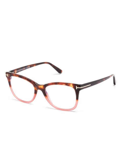 TOM FORD Eyewear wayfarer-frame glasses - Brown - zdjęcie produktu nr 2