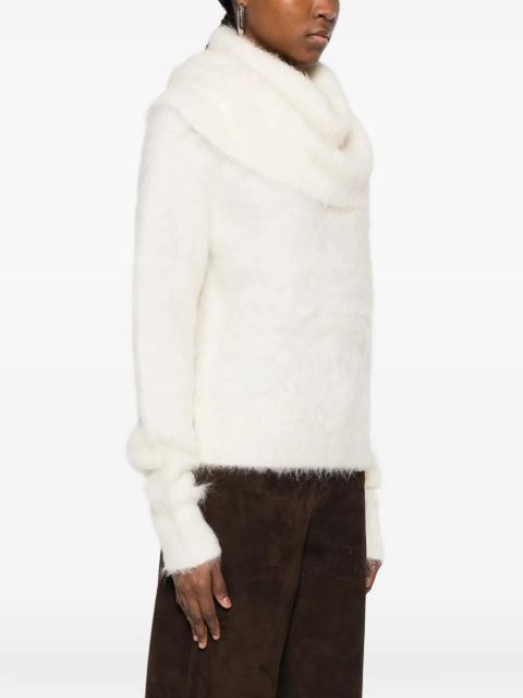 TOTEME funnel-neck sweater - White