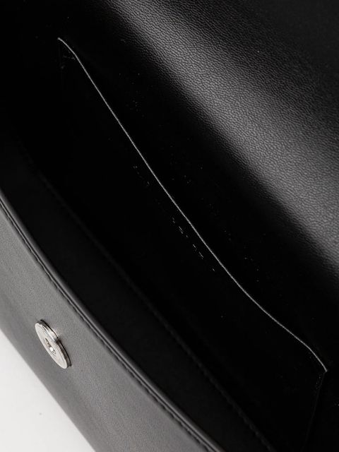 Karl Lagerfeld torebka skórzana K/FOREVER kolor czarny A4W30262