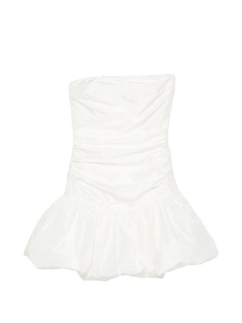 ROTATE BIRGER CHRISTENSEN taffeta balloon mini dress - White - zdjęcie produktu nr 1