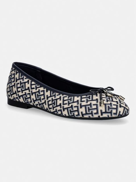 Tommy Hilfiger baleriny TH CHARM JACQUARD BALLERINA - zdjęcie produktu nr 1