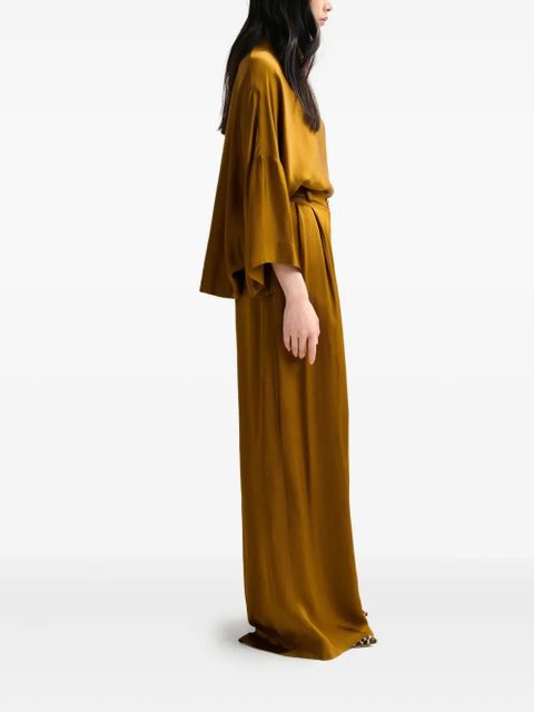 Essentiel Antwerp November pleated trousers - Yellow