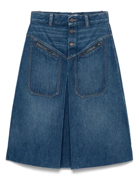 Chloé denim midi skirt - Blue - zdjęcie produktu nr 1