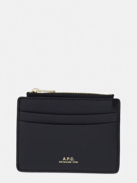 A.P.C. portfel damski skórzany porte-carte paris - zdjęcie produktu nr 1