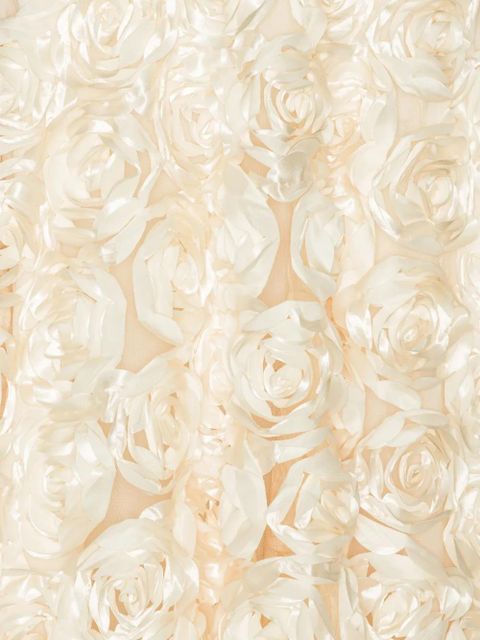 ROTATE BIRGER CHRISTENSEN Sun rose-embellished maxi skirt - Neutrals