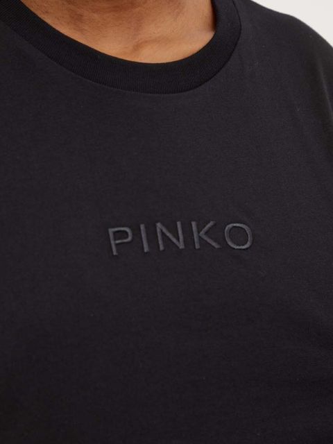 Pinko t-shirt bawełniany damski kolor czarny 104206 A251