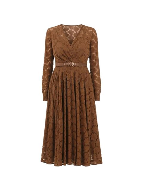 Max Mara tulle midi dress - Brown - zdjęcie produktu nr 1
