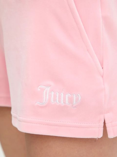Juicy Couture szorty VELOUR STRIPE BOOTY SHORT
