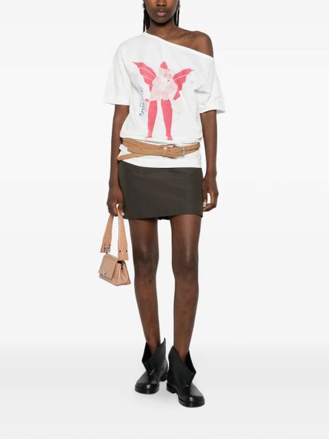 Vivienne Westwood pinstripe mini skirt - Green - zdjęcie produktu nr 2