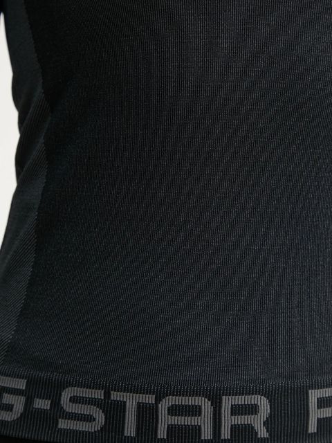 G-Star longsleeve damski kolor czarny z półgolfem D26341-D989