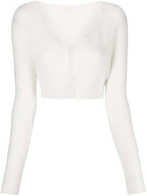 Jacquemus Le Cardigan Alzou cropped jacket - Neutrals - zdjęcie produktu nr 1