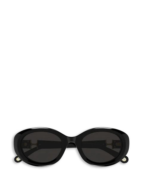 Chloé oval sunglasses - Black - zdjęcie produktu nr 1