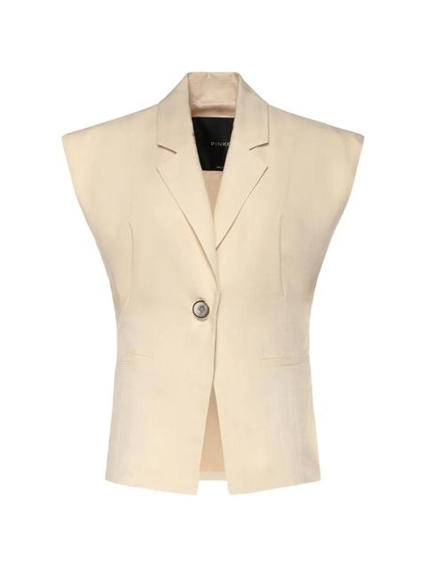PINKO buttoned gilet - Neutrals - zdjęcie produktu nr 1
