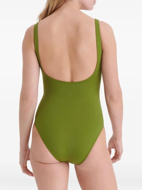 ERES Asia ribbed-detail swimsuit - Green