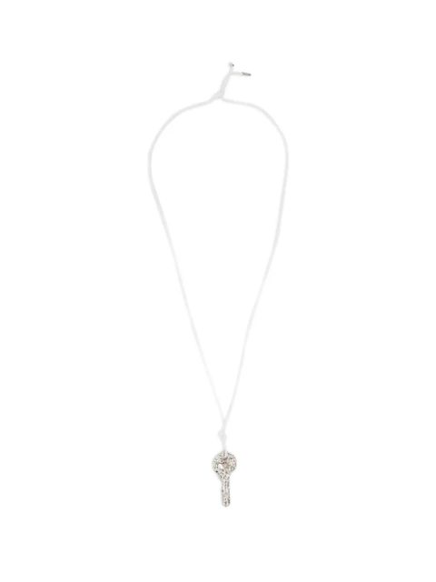MM6 Maison Margiela foil key necklace - Silver - zdjęcie produktu nr 1