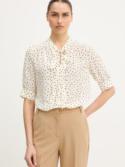 Luisa Spagnoli bluzka z dodatkiem jedwabiu Barcolana - zdjęcie produktu nr 1