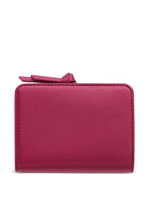 Marc Jacobs logo-plaque leather wallet - Pink
