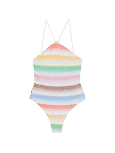 Missoni zigzag swimsuit - Neutrals - zdjęcie produktu nr 1