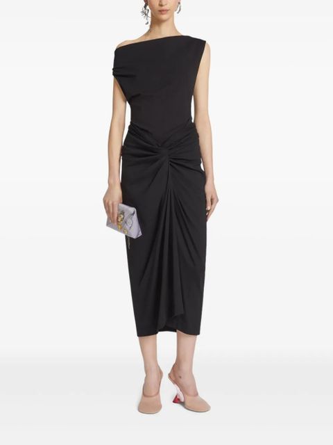 DRIES VAN NOTEN gathered skirt - Black - zdjęcie produktu nr 2