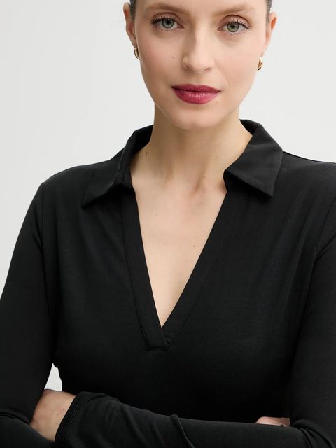 Guess longsleeve CALLIDA kolor czarny W5BP31 KCSZ2