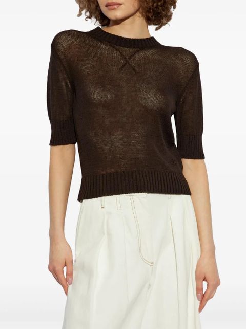 Jil Sander crew-neck T-shirt - Brown