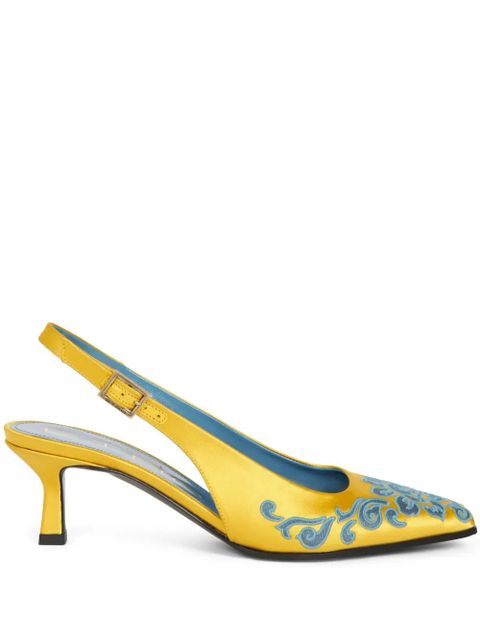 ETRO embroidered pumps - Yellow - zdjęcie produktu nr 1