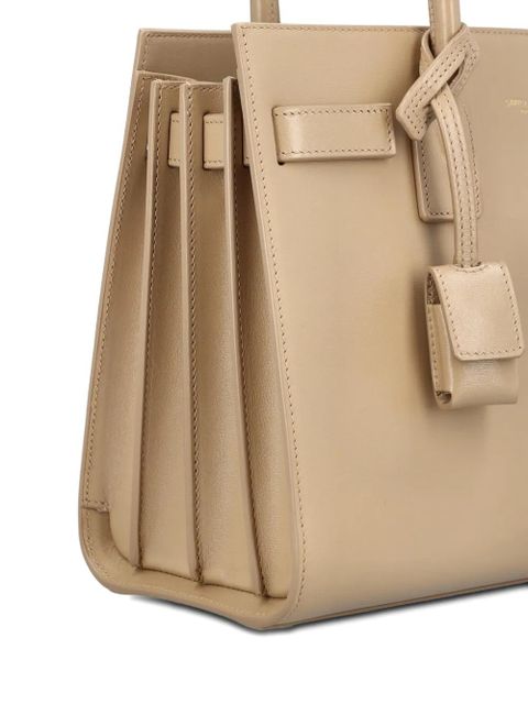 Saint Laurent top-handle leather bag - Neutrals