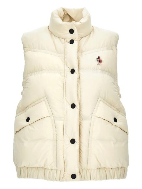 Moncler Grenoble quilted-panelled gilet - White - zdjęcie produktu nr 1