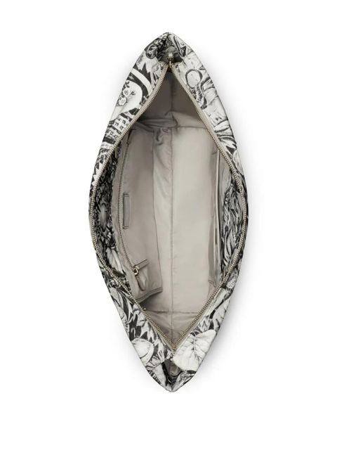 Tory Burch large Ella chain printed tote bag - Grey